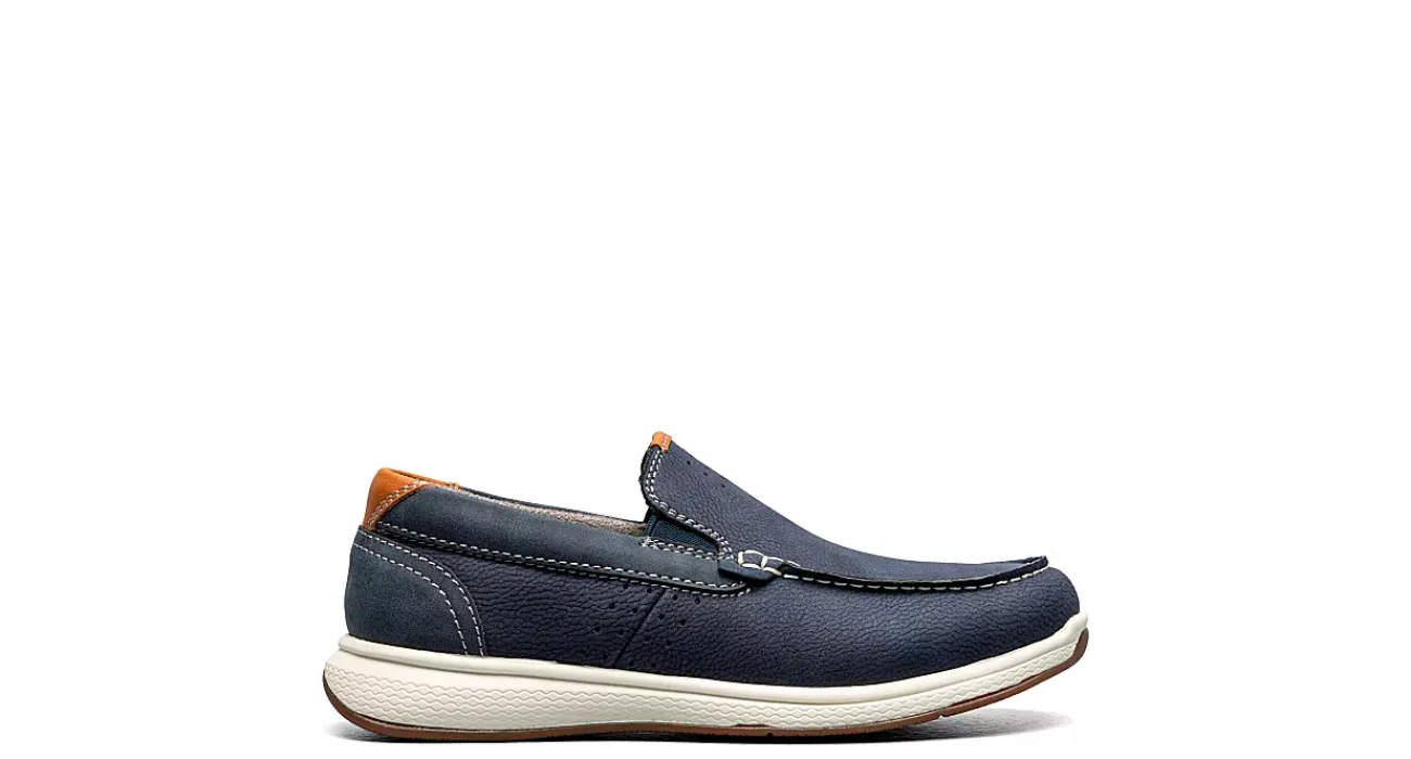 BOYS CROSSOVER MOC TOE SLIP ON JR>FLORSHEIM Clearance
