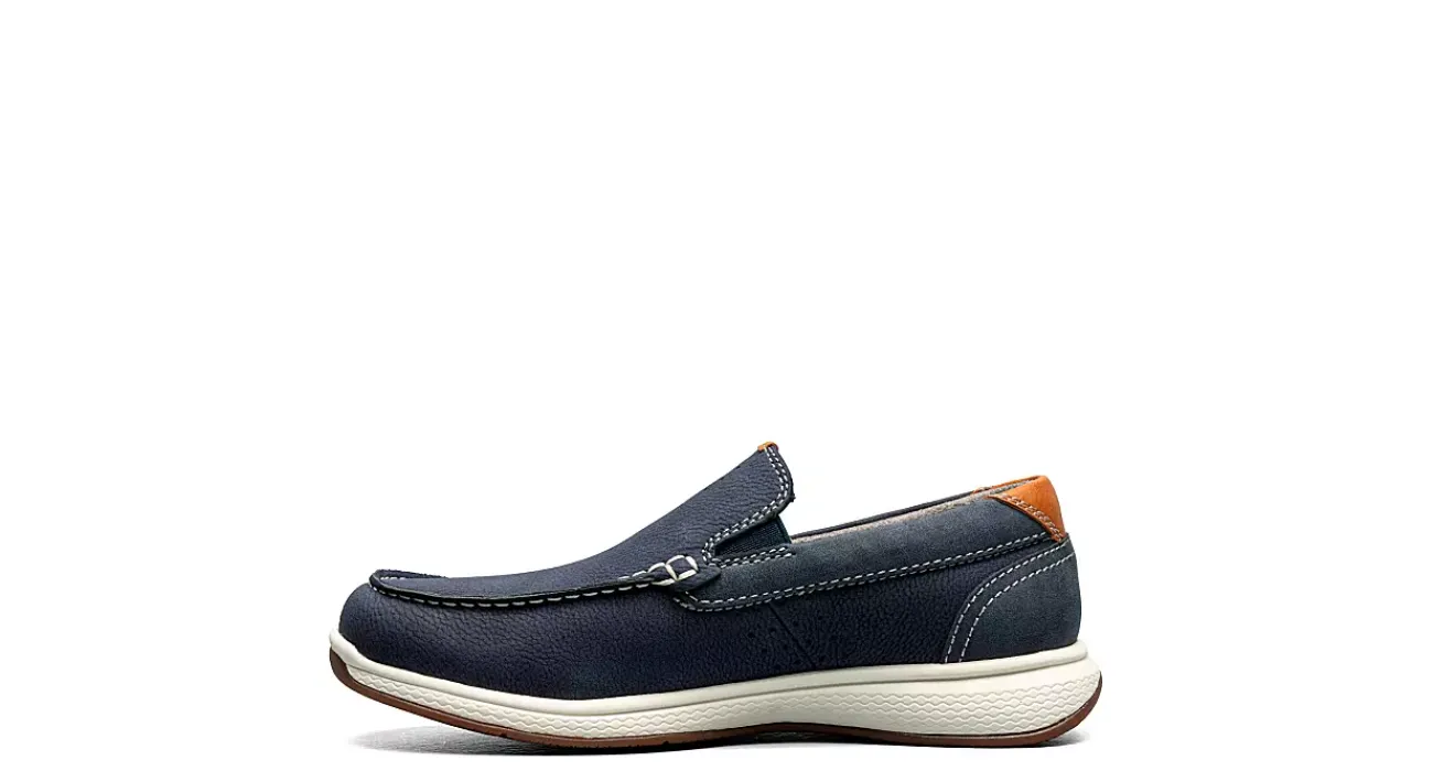 BOYS CROSSOVER MOC TOE SLIP ON JR>FLORSHEIM Clearance