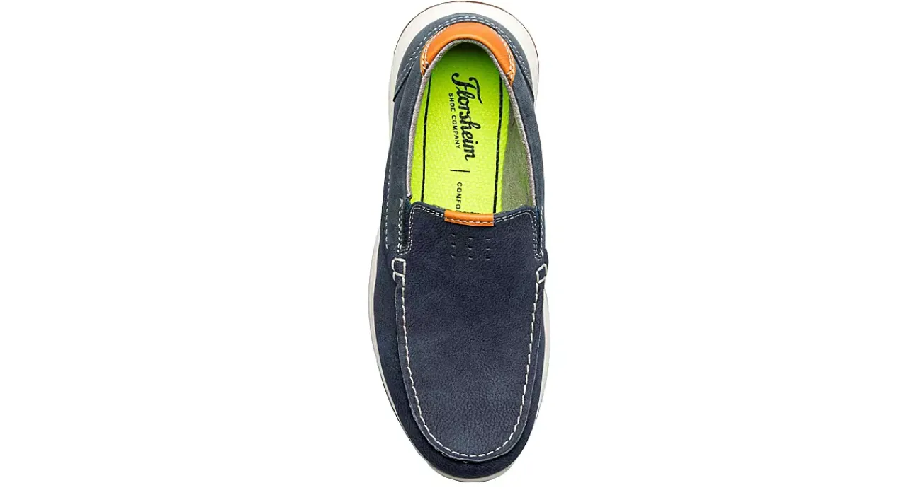 BOYS CROSSOVER MOC TOE SLIP ON JR>FLORSHEIM Clearance