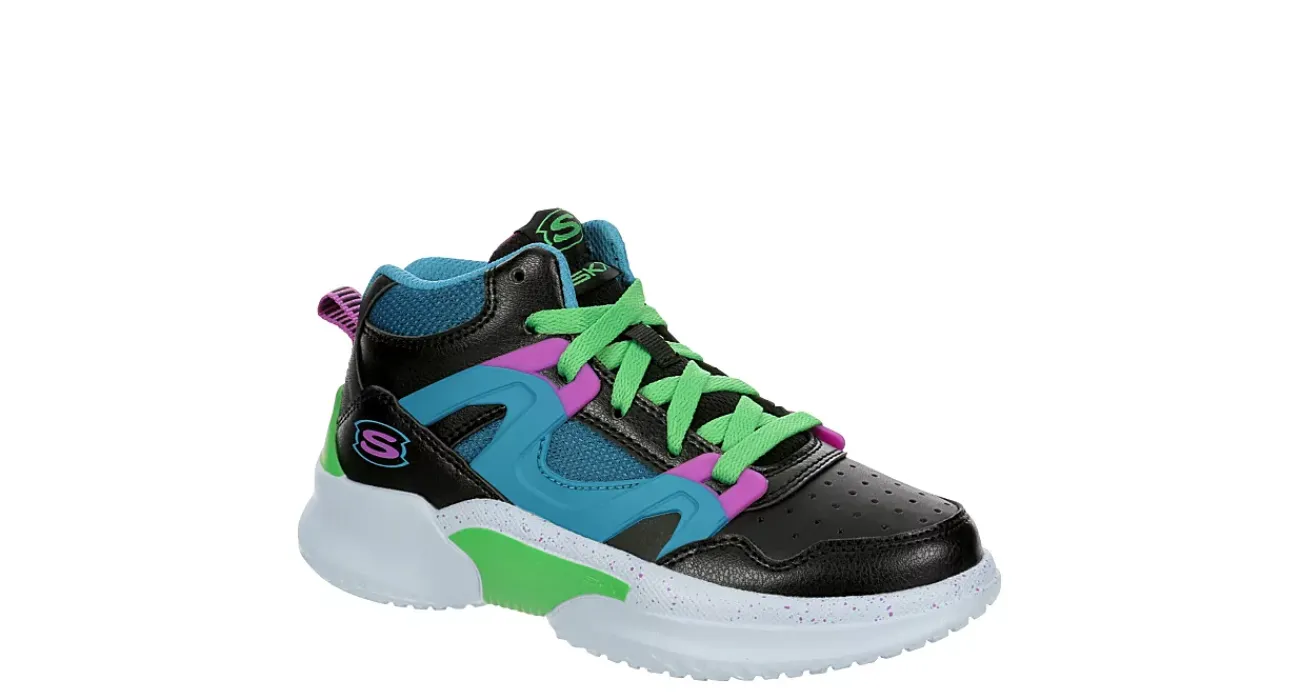 BOYS LITTLE-BIG KID SKX COURT HYPE BASKETBALL SNEAKER>SKECHERS New