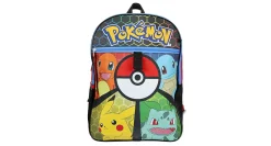 BOYS 5 PIECE BACKPACK SET>POKEMON
