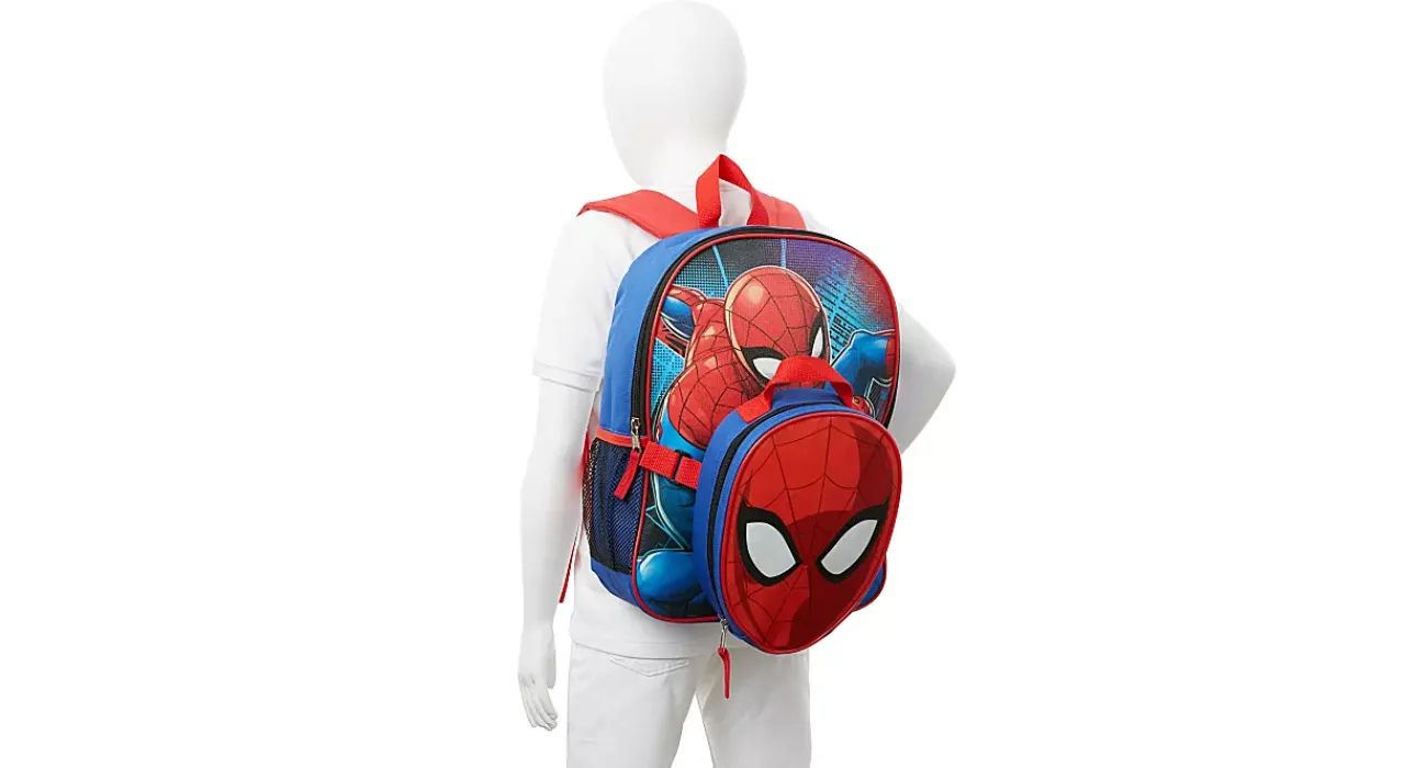 BOYS BACKPACK SET WITH LUNCHBOX>SPIDERMAN Hot