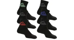 BOYS SUPERLITE QUARTER SOCKS 6 PAIRS>ADIDAS Outlet