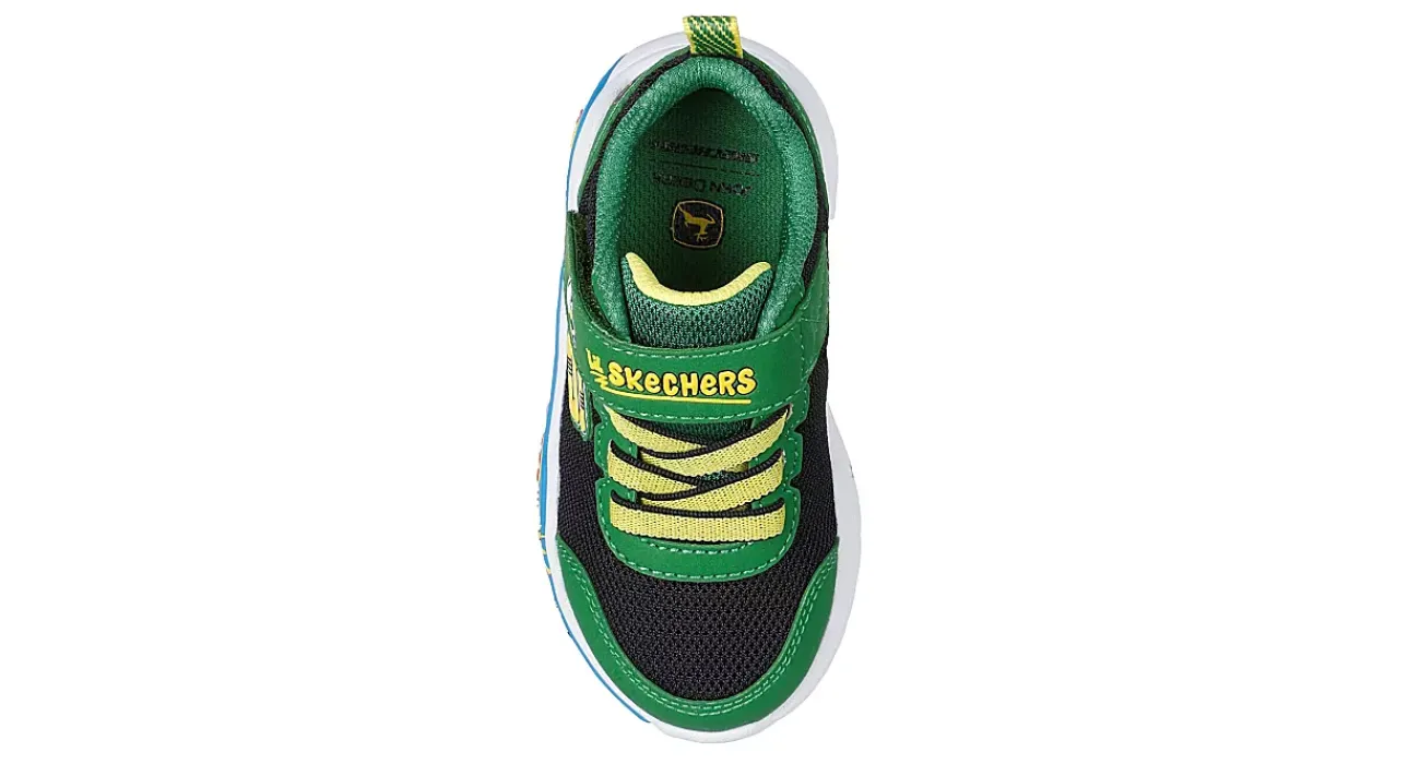 BOYS TODDLER PLAY SCENE JOHN DEERE SNEAKER>SKECHERS