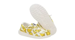 BOYS WALLY SMILEY YOUTH SLIP ON SNEAKER><noscript><img width=