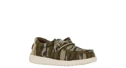 BOYS WALLY YOUTH MOSSY OAK SLIP ON SNEAKER>HEYDUDE New