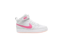 GIRLS BIG KID COURT BOROUGH 2 MID TOP SNEAKER>NIKE Hot