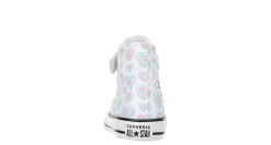 GIRLS CHUCK TAYLOR ALL STAR HEARTS MID SNEAKER><noscript><img width=