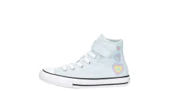 GIRLS CHUCK TAYLOR ALL STAR HEART MID SNEAKER><noscript><img width=