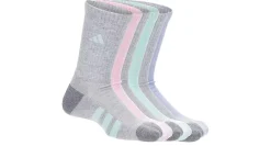 GIRLS CUSHIONED CREW SOCKS 6 PAIRS>ADIDAS Online
