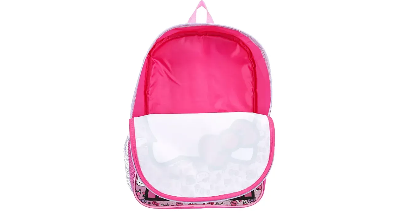 GIRLS BACKPACK SET WITH LUNCHBOX>HELLO KITTY New