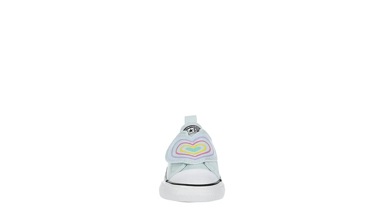 GIRLS INFANT CHUCK TAYLOR ALL STAR HEART STRAP SNEAKER>CONVERSE