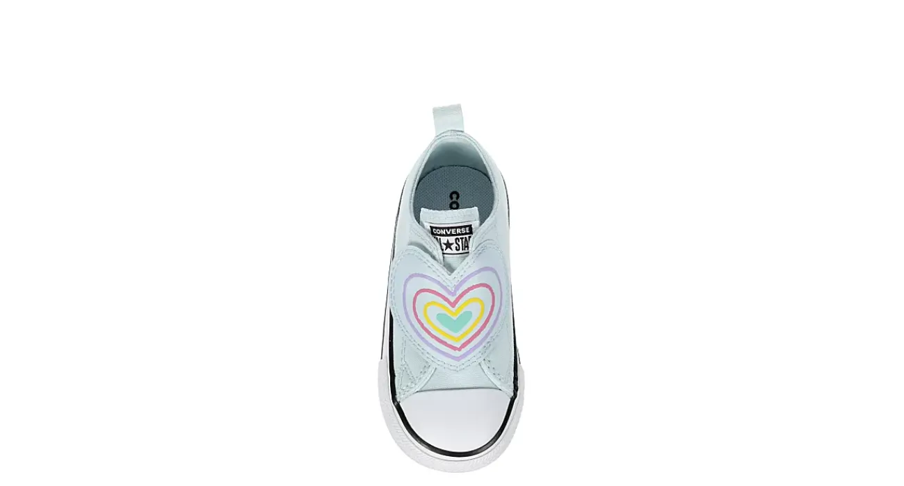 GIRLS INFANT CHUCK TAYLOR ALL STAR HEART STRAP SNEAKER>CONVERSE