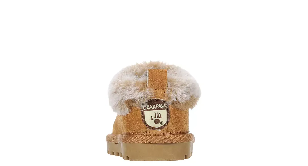 GIRLS INFANT-TODDLER TABITHA FUR SLIPPER>BEARPAW Outlet