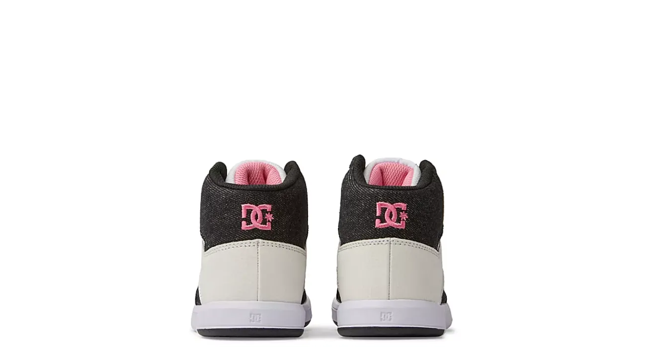 GIRLS LITTLE KID CURE HIGH TOP SNEAKER>DC SHOES New