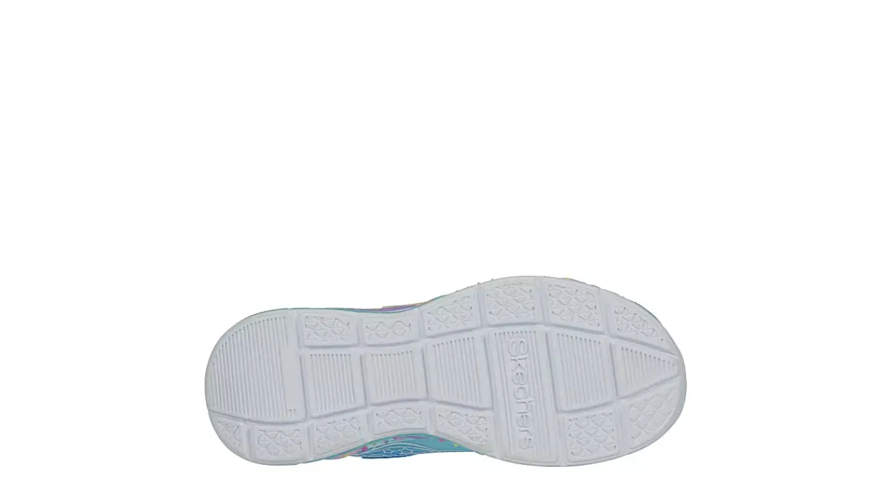 GIRLS LITTLE KID MERMAID DREAMS LIGHT UP SNEAKER>SKECHERS Clearance