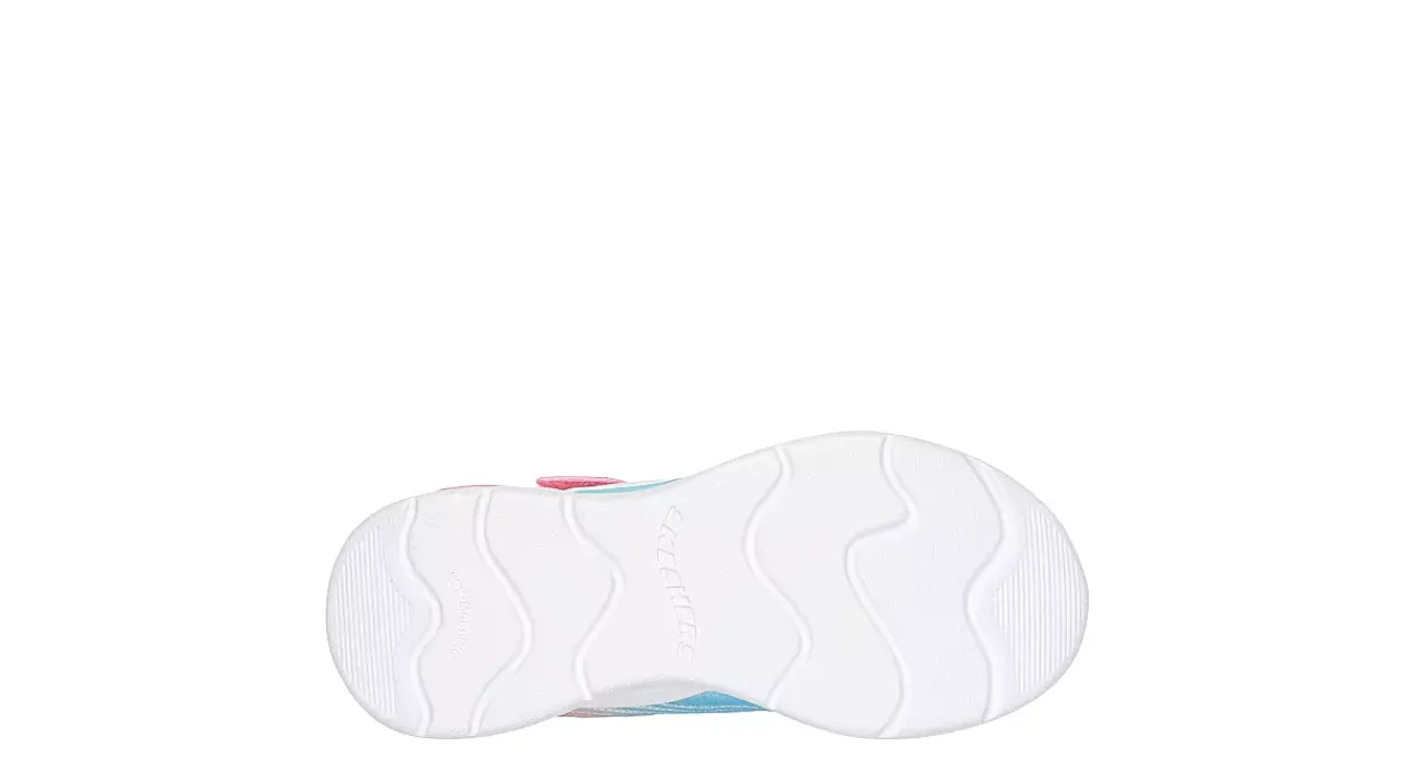 GIRLS LITTLE KID WAVY BEAMS LIGHT UP SNEAKER>SKECHERS Outlet
