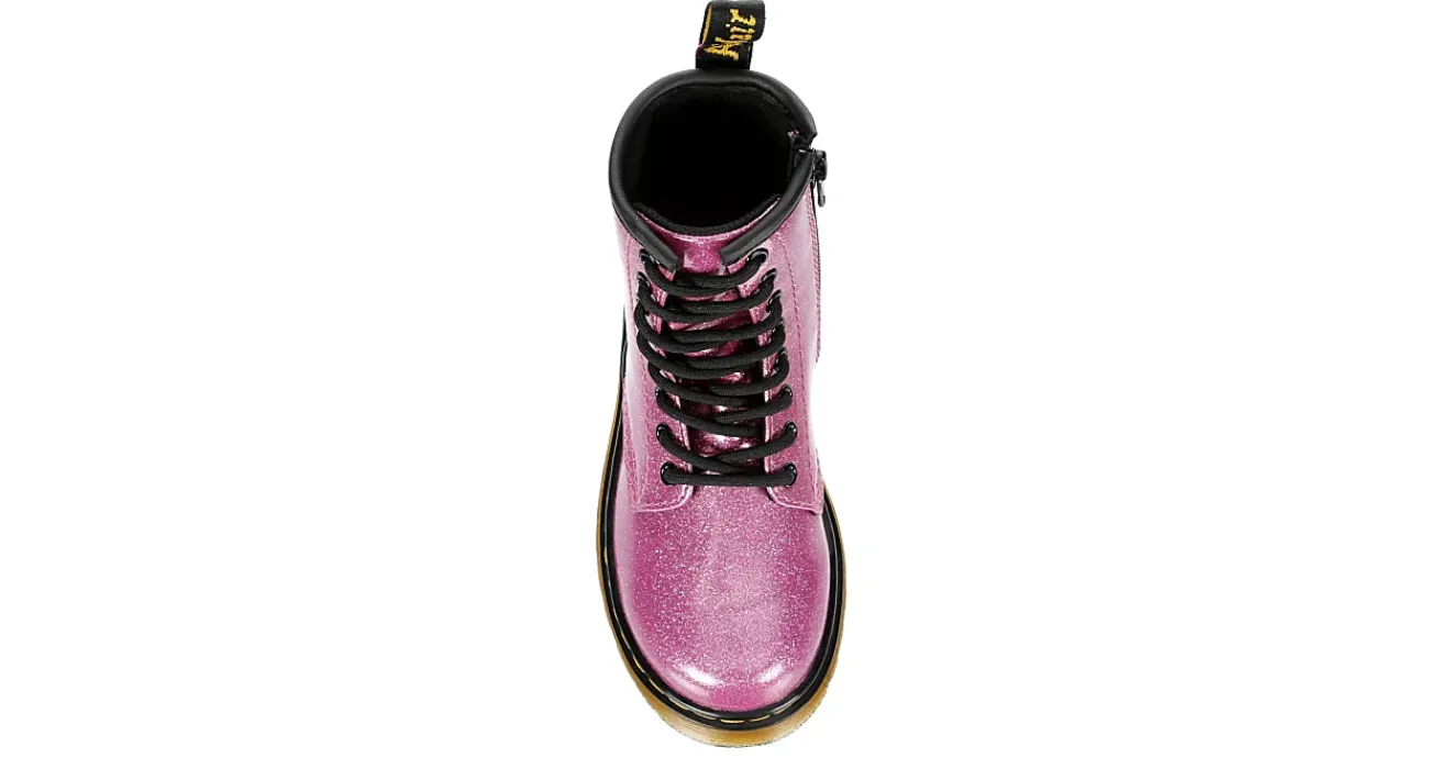 GIRLS LITTLE-BIG KID 1460 COMBAT BOOT>DR.MARTENS New