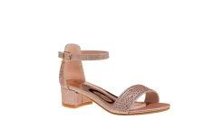 GIRLS LITTLE-BIG KID GLITTERY LOW-HEEL DRESS SANDAL>AMERICAN GLAMOUR BADGLEY MISCHKA Best