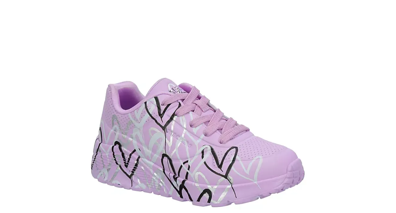 GIRLS LITTLE-BIG KID JGOLDCROWN UNO LITE SNEAKER>SKECHERS Sale