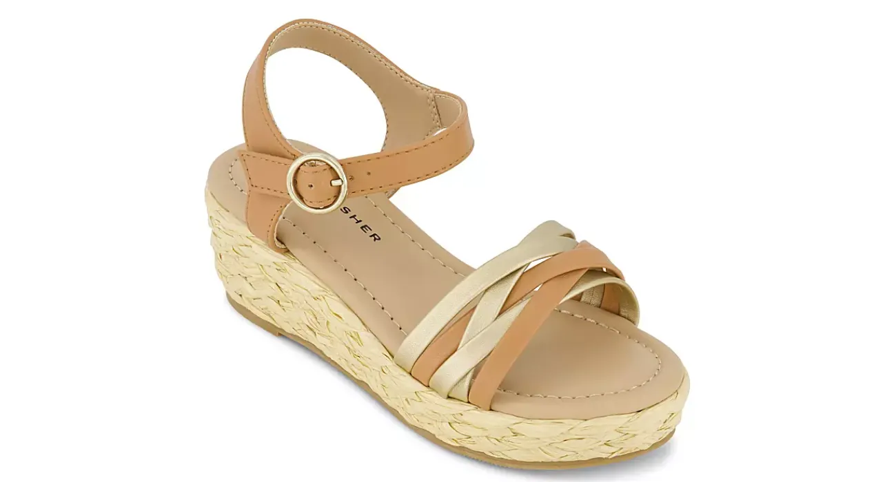 GIRLS LITTLE-BIG KID MARREN STRAP WEDGE SANDAL>MARC FISHER Clearance