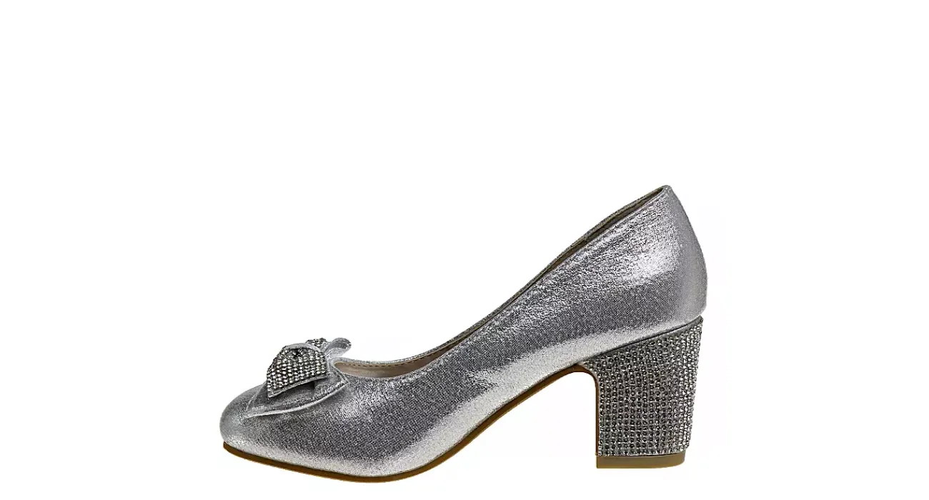 GIRLS LITTLE-BIG KID SPARKLE STUDDED BOW DRESS PUMP>AMERICAN GLAMOUR BADGLEY MISCHKA Outlet