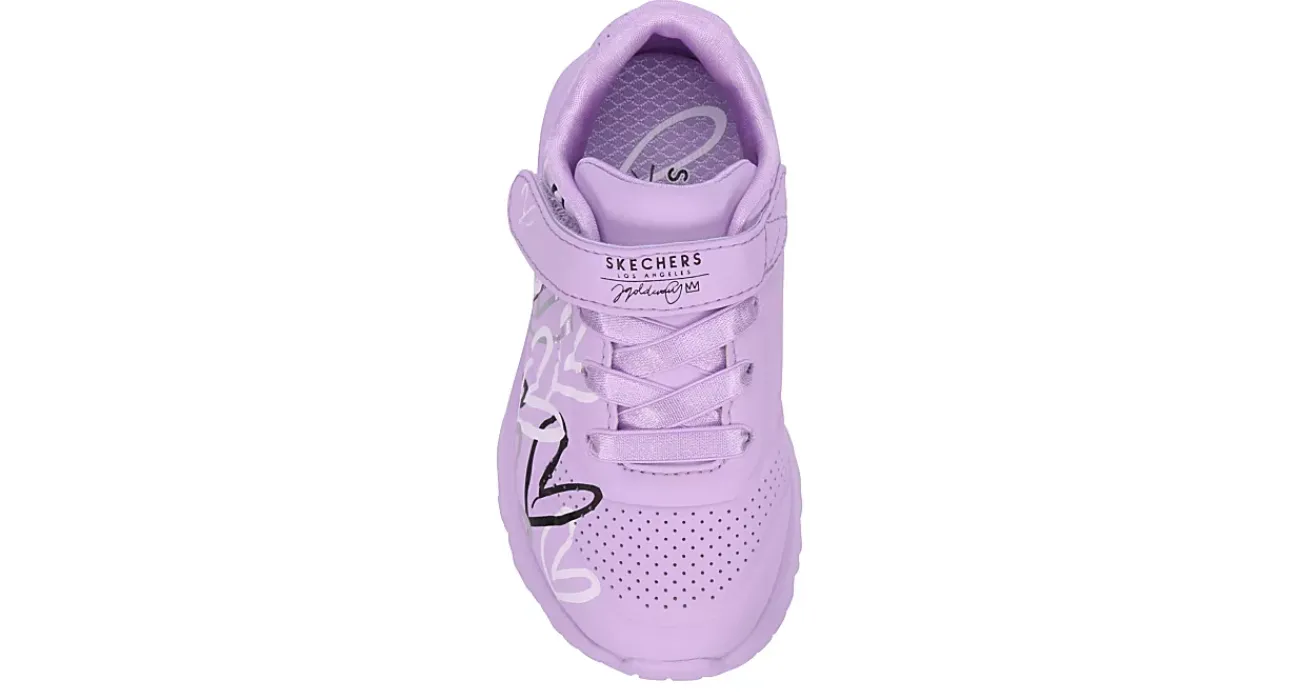 GIRLS TODDLER JGOLDCROWN UNO LITE SNEAKER>SKECHERS Sale
