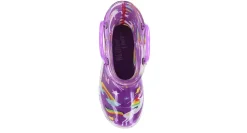GIRLS TODDLER RAINBOW UNICORN LIGHTED RAIN BOOT><noscript><img width=