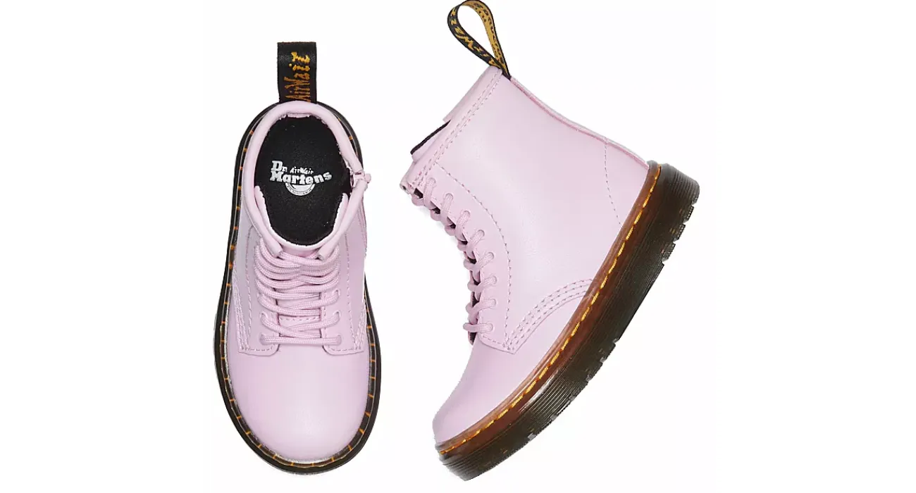 GIRLS TODDLER ZAVALA COMBAT BOOT>DR.MARTENS Best