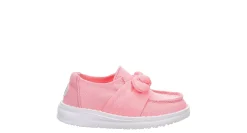 GIRLS WENDY BOW TODDLER SLIP ON SNEAKER>HEYDUDE Hot