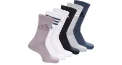 MENS ATHLETIC CUSHIONED CREW SOCKS 6 PAIRS>ADIDAS Discount