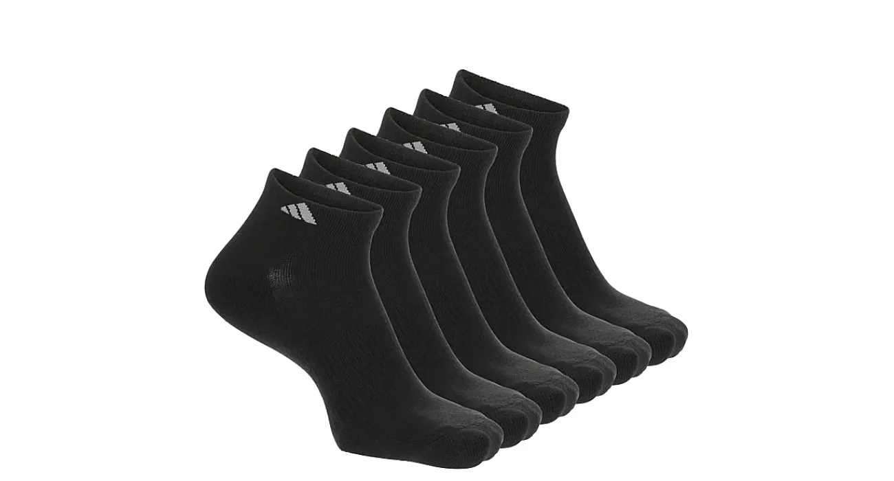 MENS ATHLETIC CUSHIONED LOW CUT SOCKS 6 PAIRS>ADIDAS Discount