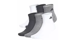 MENS ATHLETIC CUSHIONED QUARTER SOCKS 6 PAIRS>ADIDAS Hot