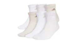 MENS ATHLETIC CUSHIONED QUARTER SOCKS 6 PAIRS>ADIDAS Sale