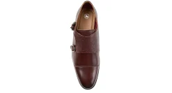 MENS CALVIN CAP TOE DOUBLE MONK STRAP SLIP ON><noscript><img width=