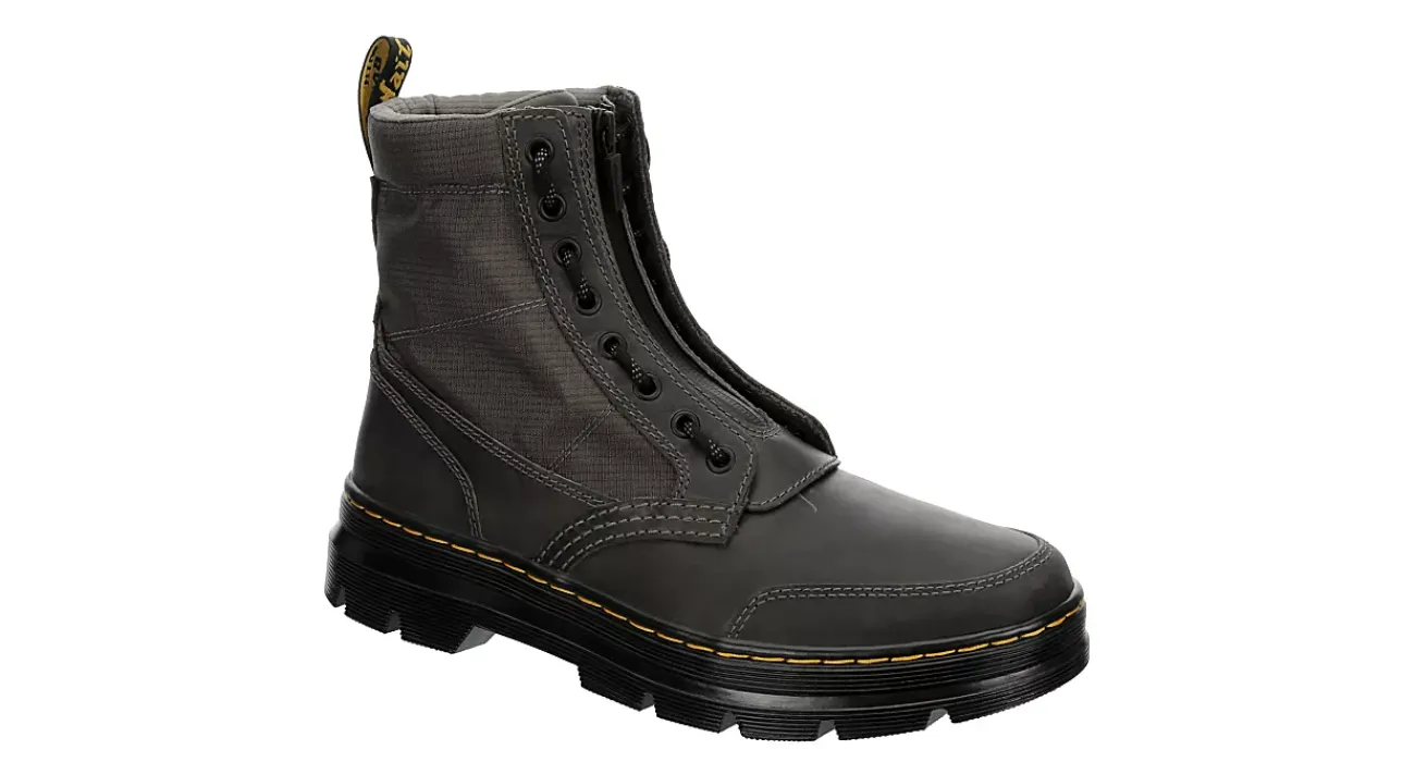 MENS COMBS ZIP COMBAT BOOT>DR.MARTENS Hot