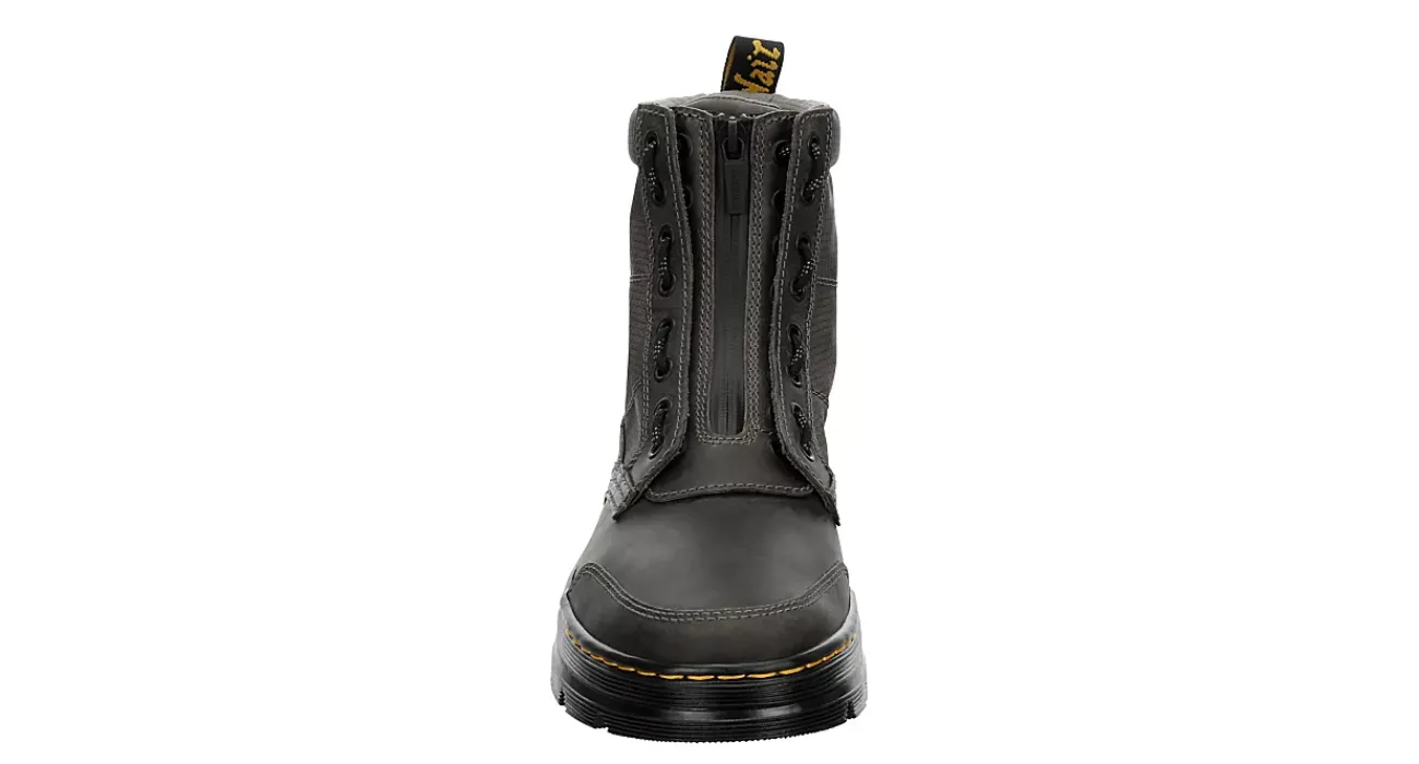 MENS COMBS ZIP COMBAT BOOT>DR.MARTENS Hot