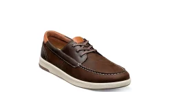 MENS CROSSOVER MOC TOE BOAT SHOE>FLORSHEIM New