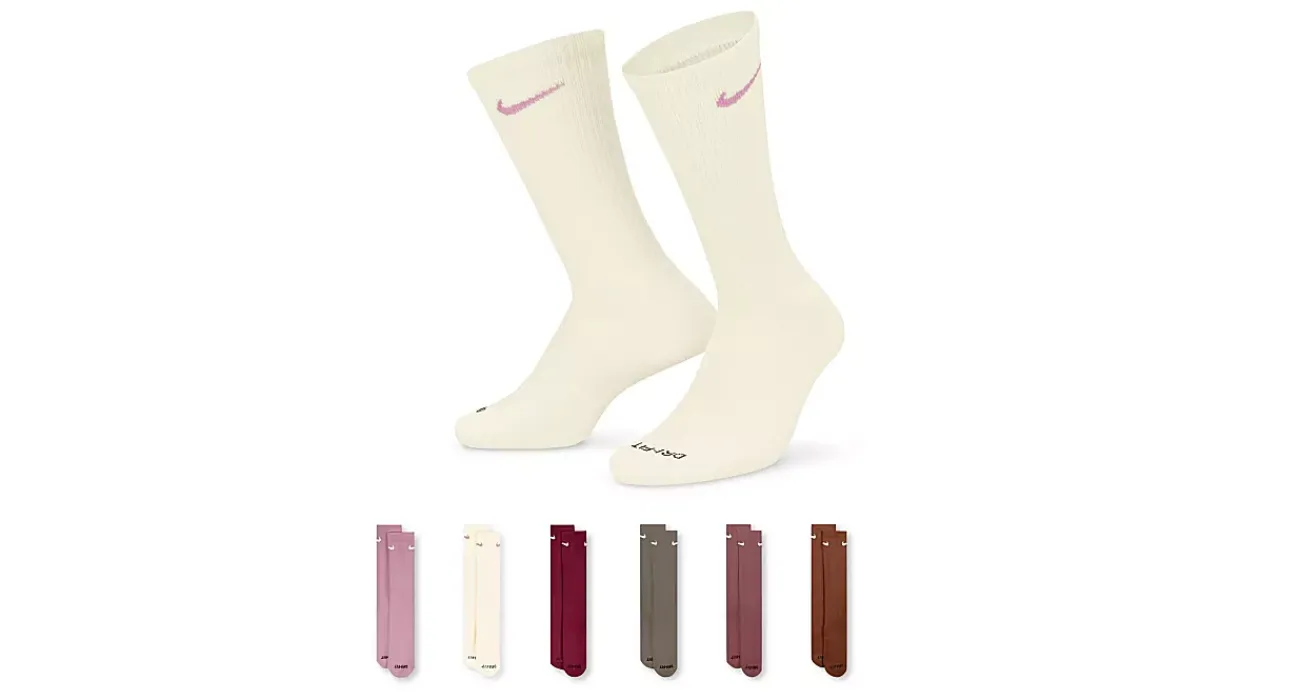 MENS EVERYDAY CUSHIONED CREW SOCKS 6 PAIRS>NIKE Best