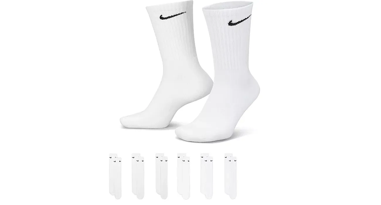 MENS EXTRA LARGE CREW SOCKS 6 PAIRS>NIKE Hot