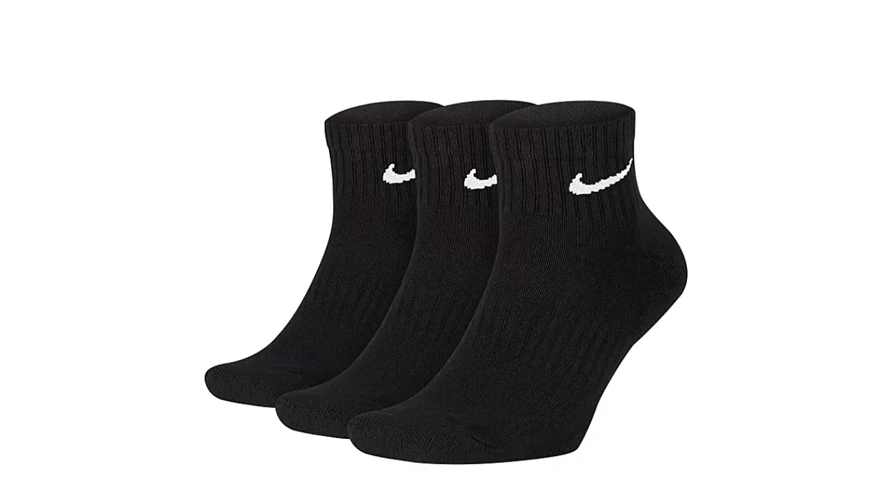 MENS EXTRA LARGE QUARTER SOCKS 3 PAIRS>NIKE Best