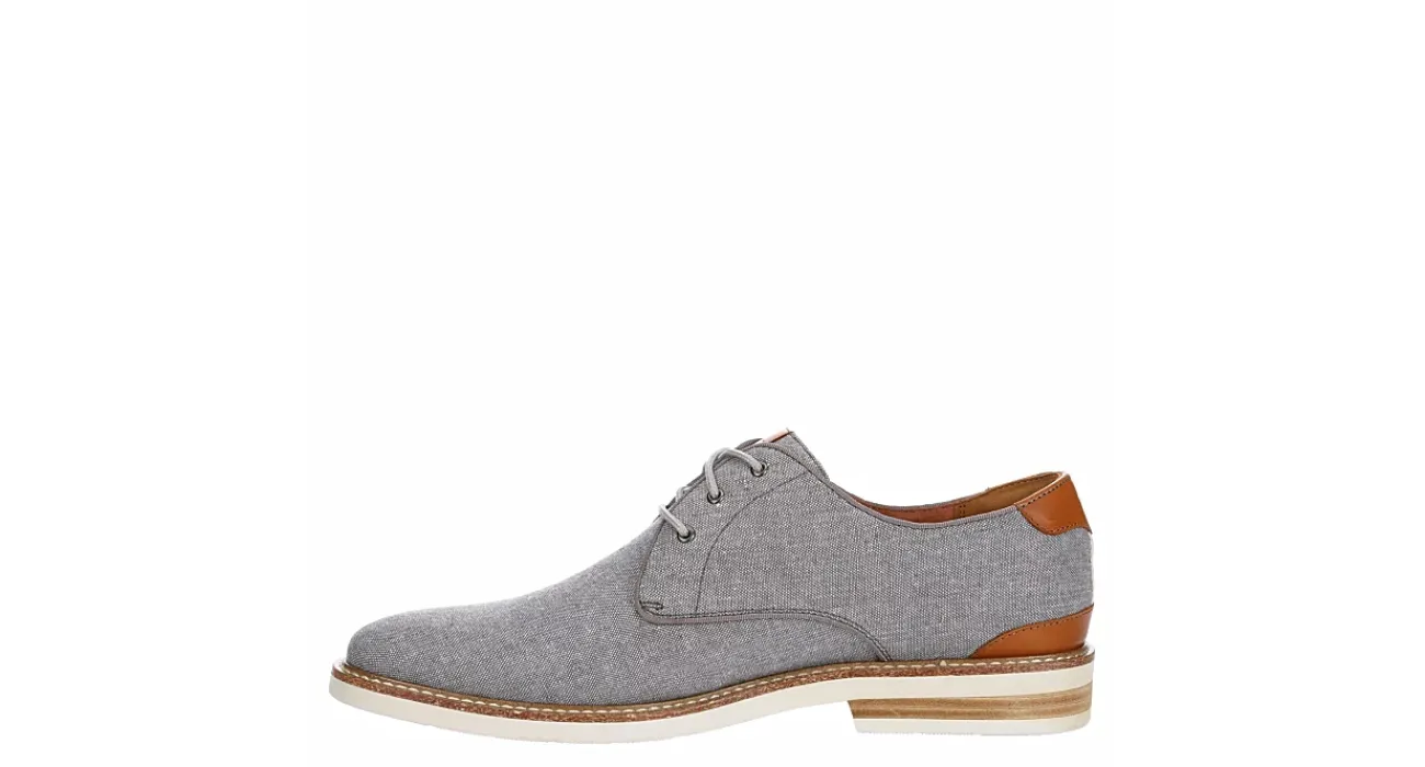 MENS HIGHLAND CANVAS PLAIN TOE OXFORD>FLORSHEIM