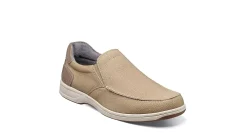 MENS LAKESIDE CANVAS MOC TOE SLIP ON>FLORSHEIM New