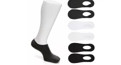 MENS LARGE LINER SOCKS 6 PAIRS>SOF SOLE Outlet