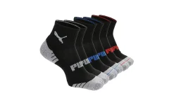 MENS LARGE QUARTER CREW SOCKS 6 PAIRS>PUMA Sale
