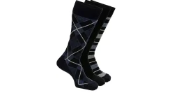MENS MEDIUM DRESS CREW SOCKS 3 PAIRS>FRANCO FORTINI Outlet