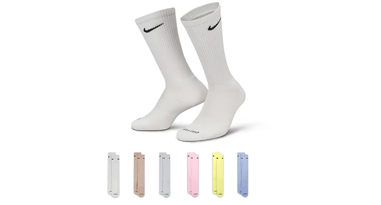 MENS MEDIUM EVERYDAY PLUS CUSHIONED CREW SOCKS 6 PAIRS>NIKE Online