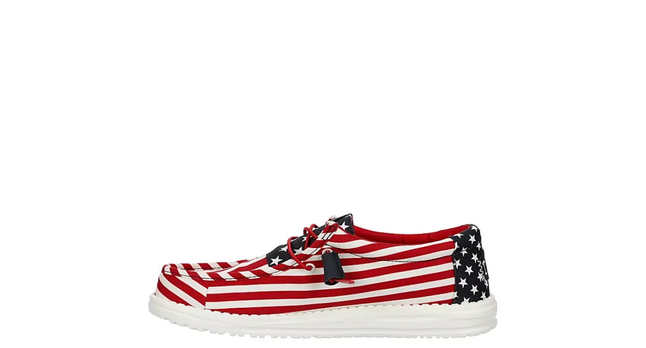 MENS WALLY AMERICANA SLIP ON SNEAKER>HEYDUDE Sale