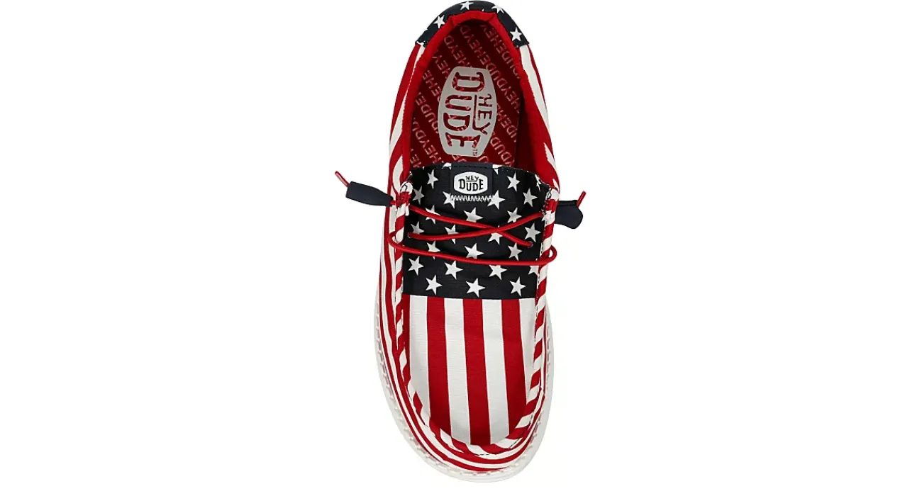 MENS WALLY AMERICANA SLIP ON SNEAKER>HEYDUDE Sale