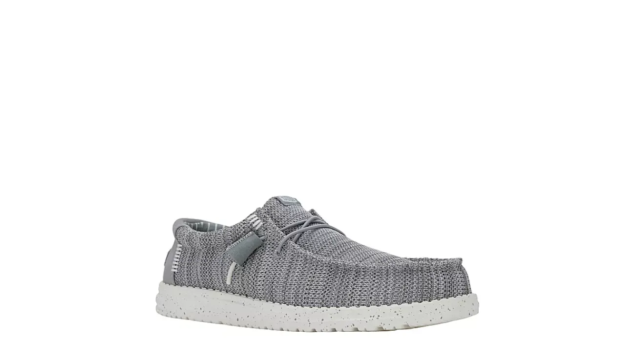 MENS WALLY KNIT SLIP ON SNEAKER>HEYDUDE Outlet